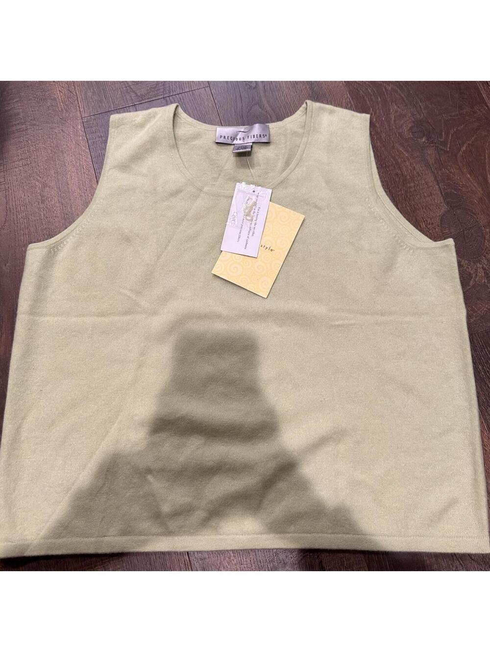 Precious Formals Women's Green and Khaki Vests-tanks-cami